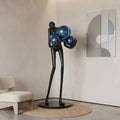 azure radiance blue sculpture modern abstract home decor for living room