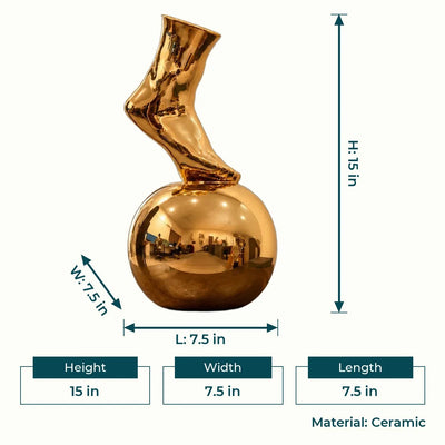 Balance Foot Ceramic Vase