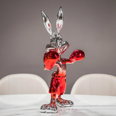 Bunny Boxer Scarlet Figurine
