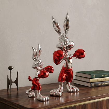 Bunny Boxer Scarlet Figurine