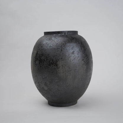 dark grey ceramic vase for living room