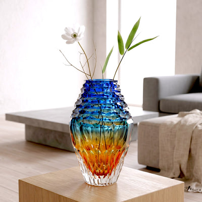 Chromara Facet Glass Vase