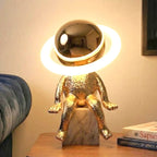 Cosmic Glow Table Lamp halo ring light sculptural design