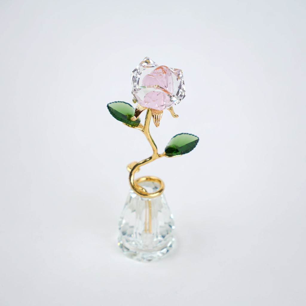 purple crystal flower decor luxury home accessory