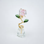 purple crystal flower decor luxury home accessory