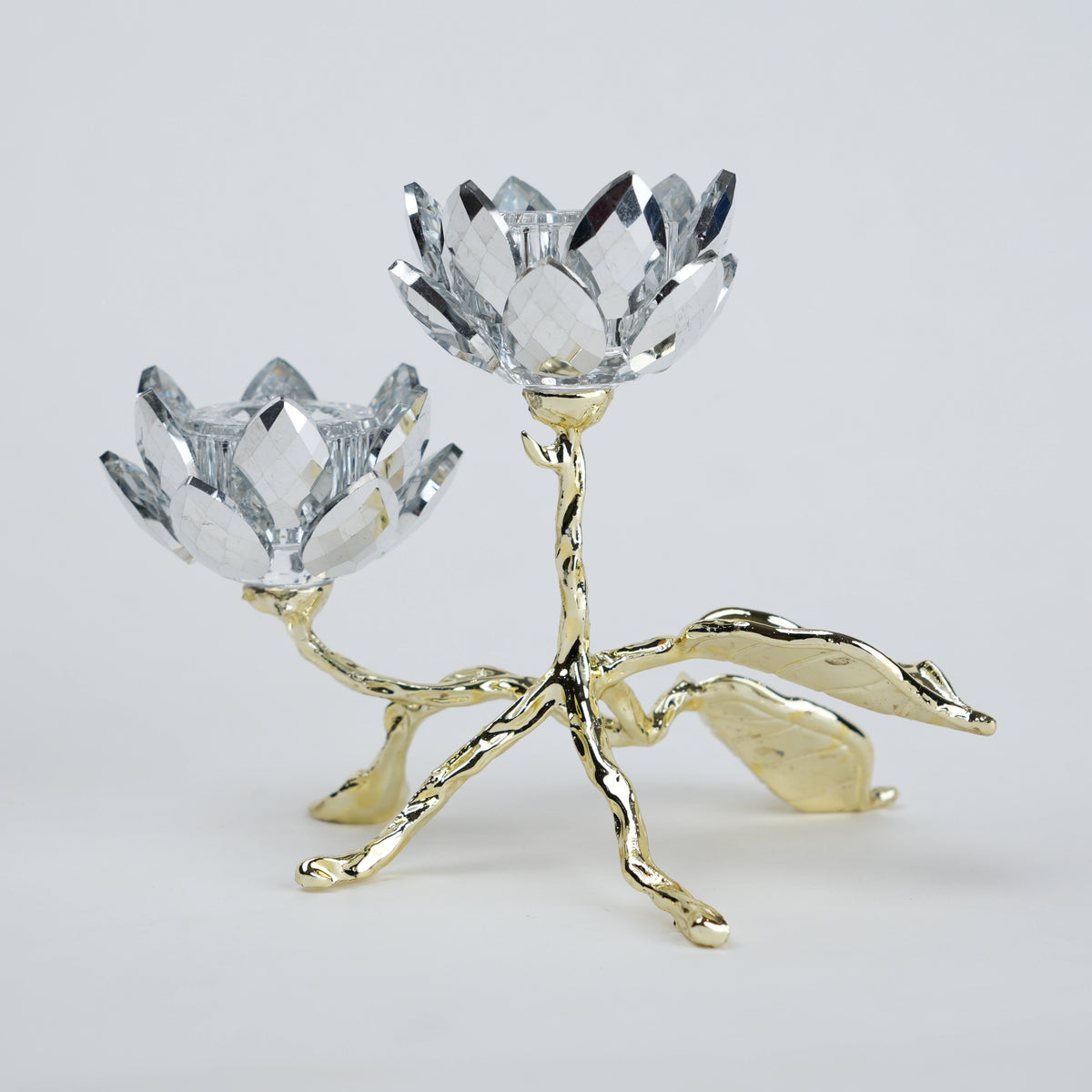 luxury crystal candle holder centerpiece modern home
