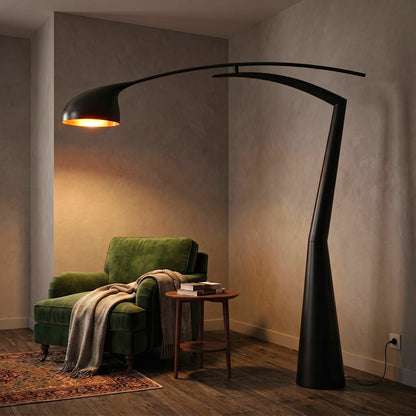Curva Black Lamp - Modern Sophistication