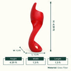 contemporary curved floor lamp artistic design