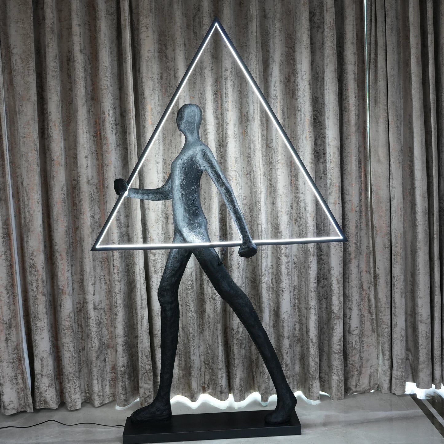 Geometric Walker Light Sculpture
