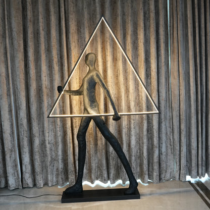 Geometric Walker Light Sculpture