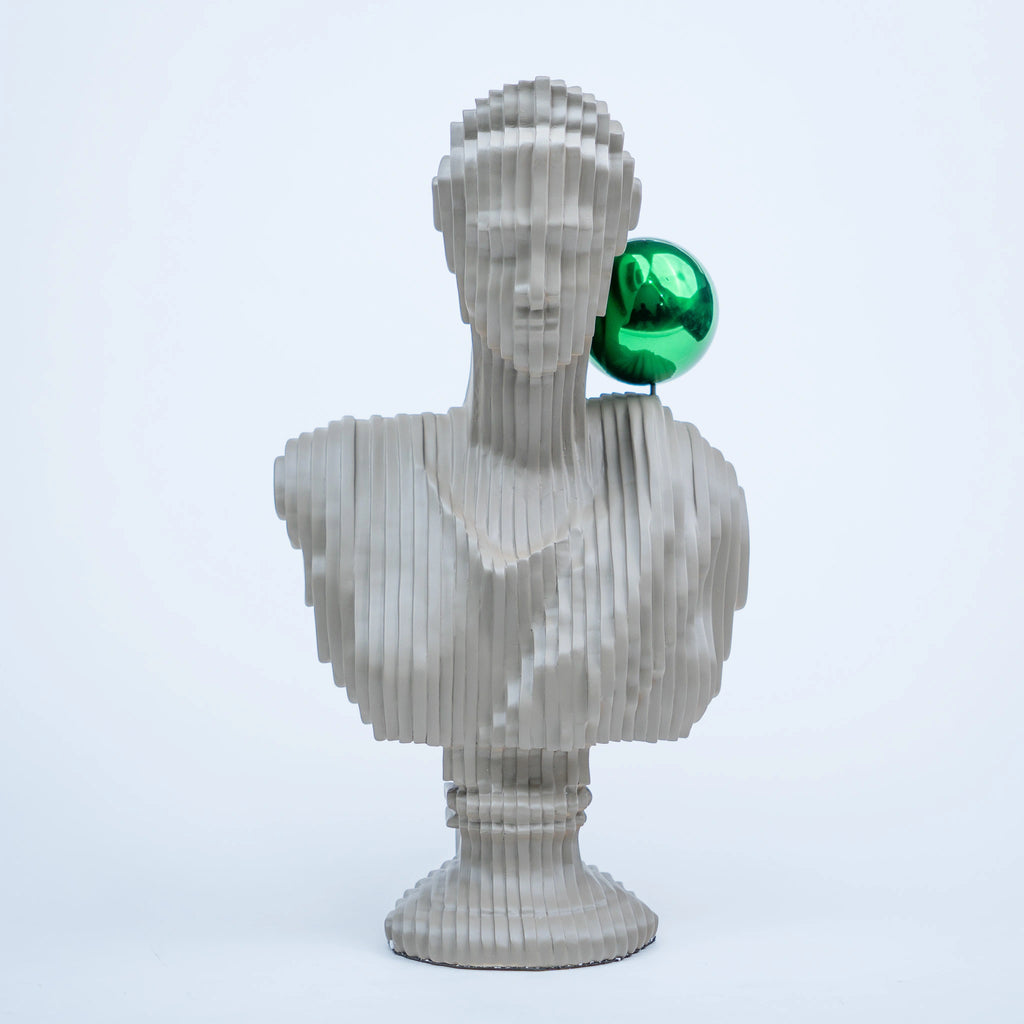 Modern Muse Bust - Brownish Grey
