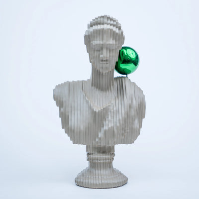 Modern Muse Bust - Brownish Grey