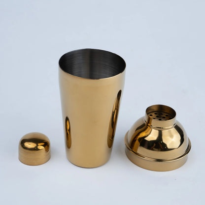 Luxury Barware Set with Cocktail Shaker, Gold Bar Tools, Drinking Glasses and Premium Carry Case