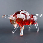 Red and amber bull accent with a dynamic charging bull design