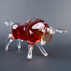Red and amber bull accent with a dynamic charging bull design