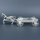 Royal Silver Horse-Drawn Carriage Decorative Showpiece