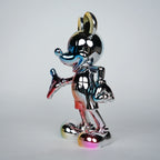 chromatic gradient mouse decor figure metallic gradient cartoon mouse sculpture