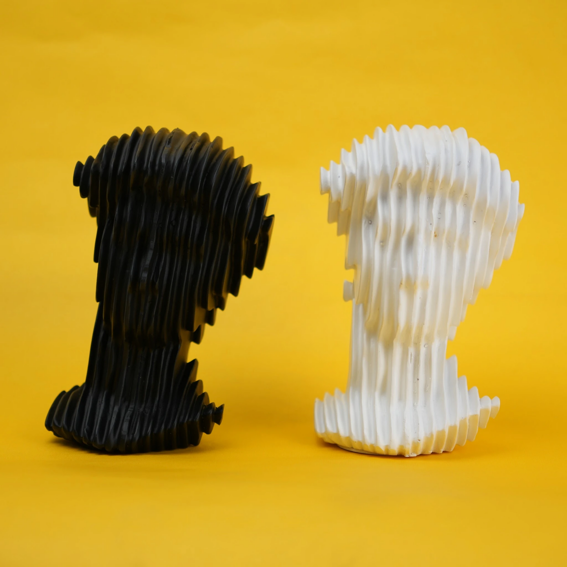 abstract head decorative object