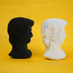 abstract head decorative object