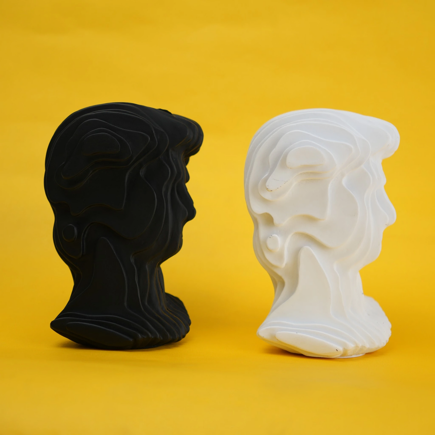 abstract head decorative object
