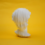 abstract head decorative object
