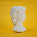 abstract head decorative object