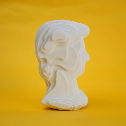 abstract head decorative object