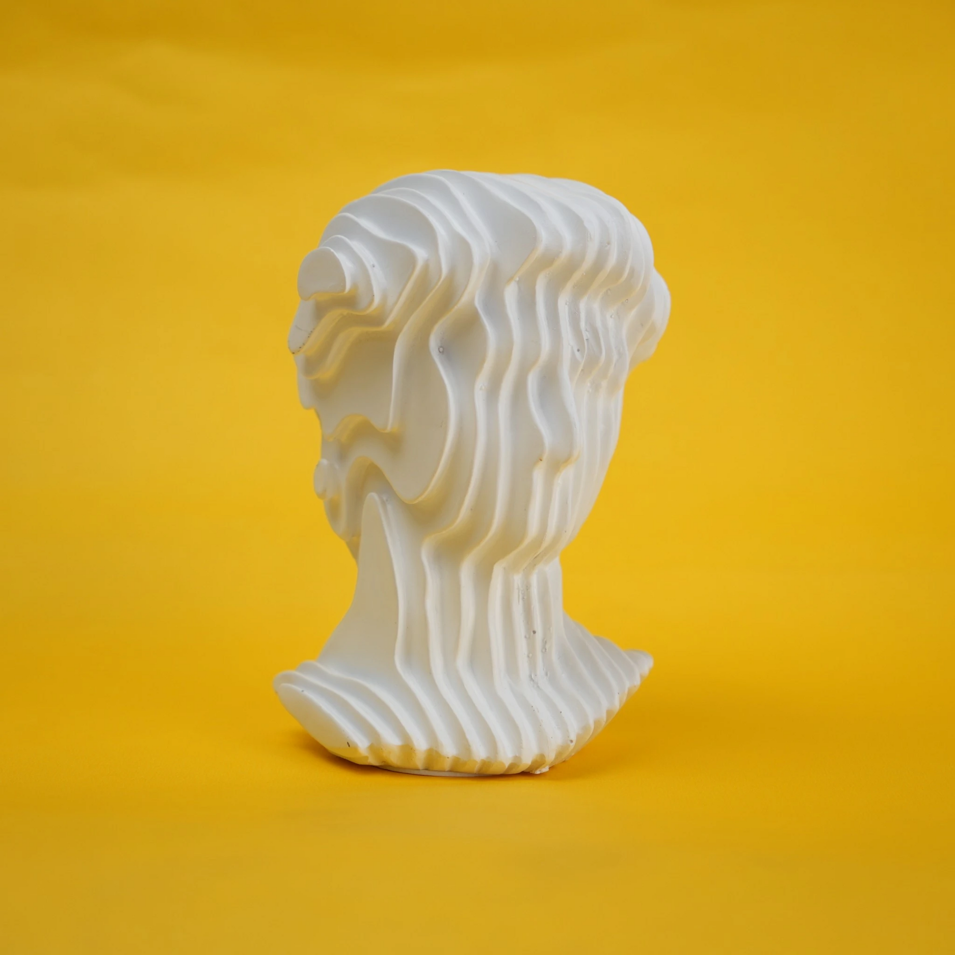 abstract head decorative object