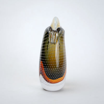 Flowline Amber Glass Vase