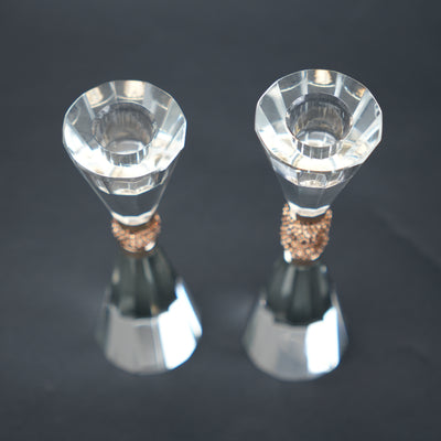 Crystal Duo Candle Holder
