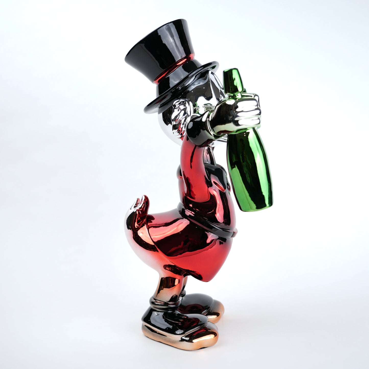 Red Celebration Duck decorative interior placement