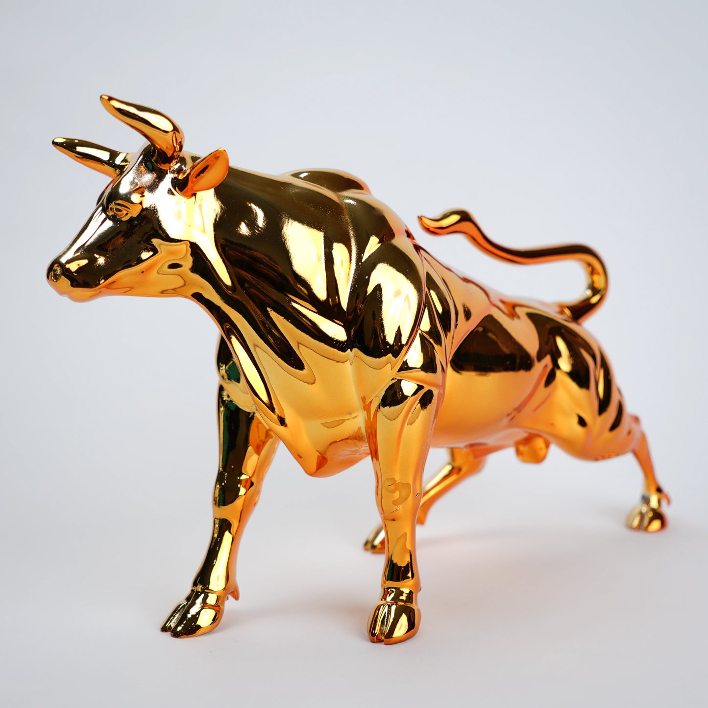 Toro Luxe Bull Decor styled modern interior setup