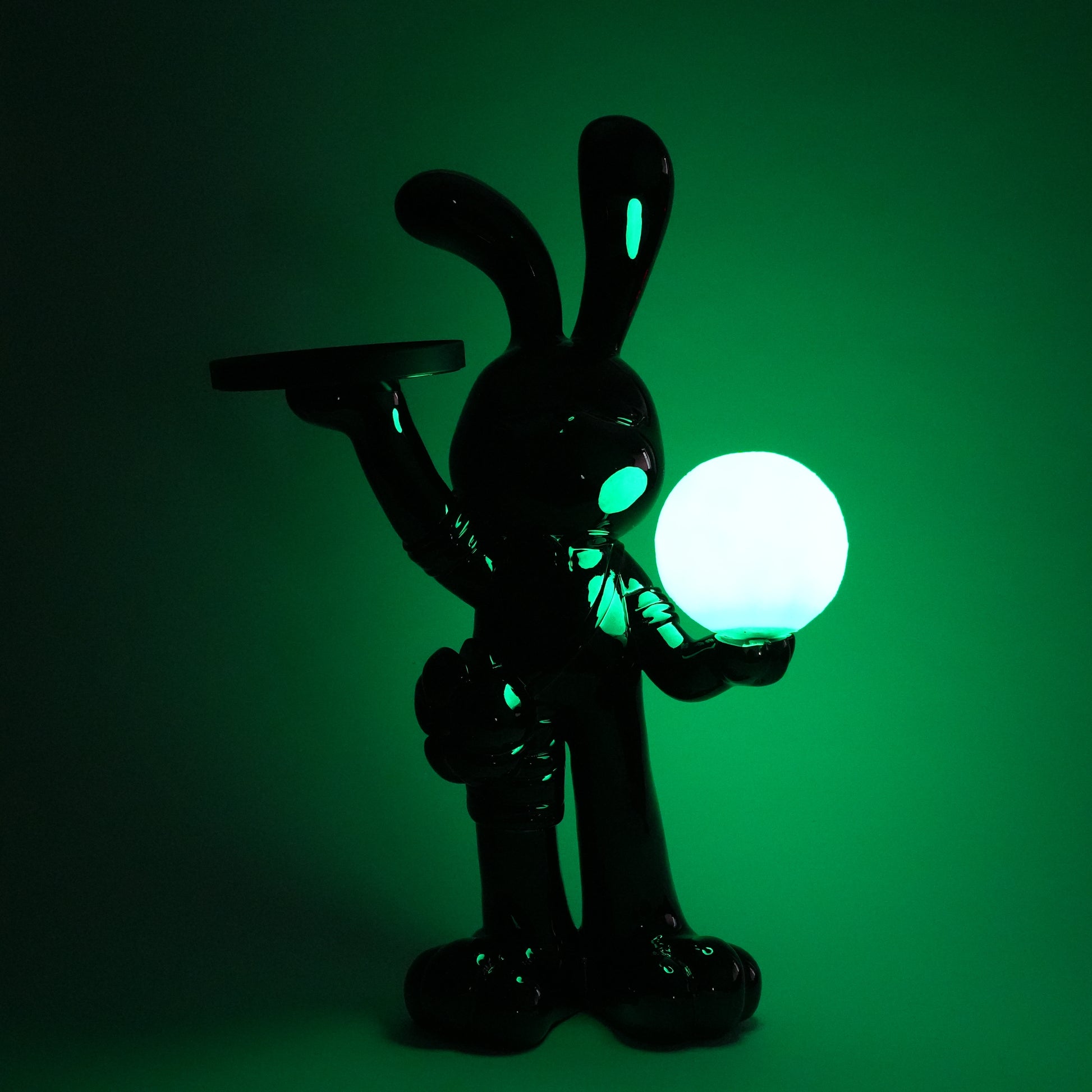 Multi Light Bunny Tray Lamp decorative rabbit lamp with tray