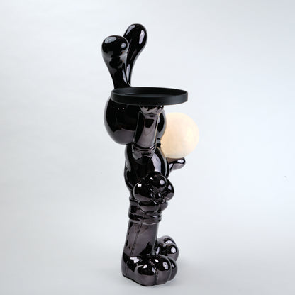 Multi Light Bunny Tray Lamp side angle decorative lighting
