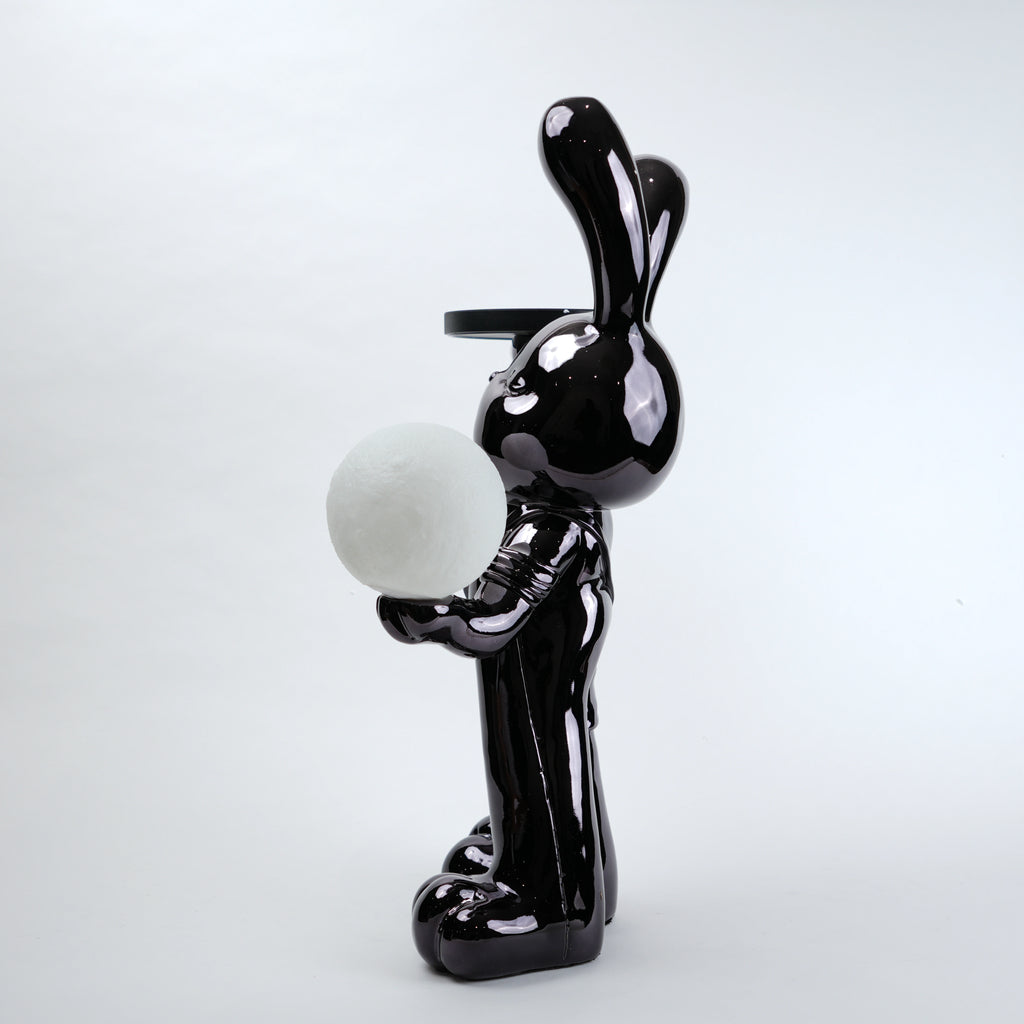 Multi Light Bunny Tray Lamp styled tabletop decor