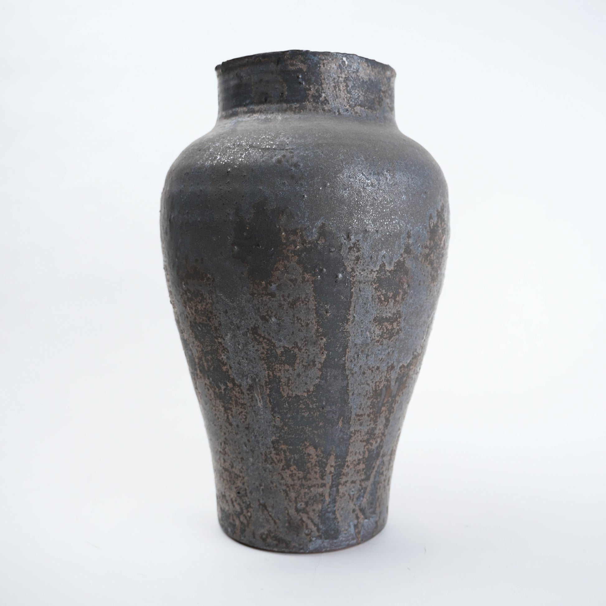 ash brown decorative ceramic vase for living room