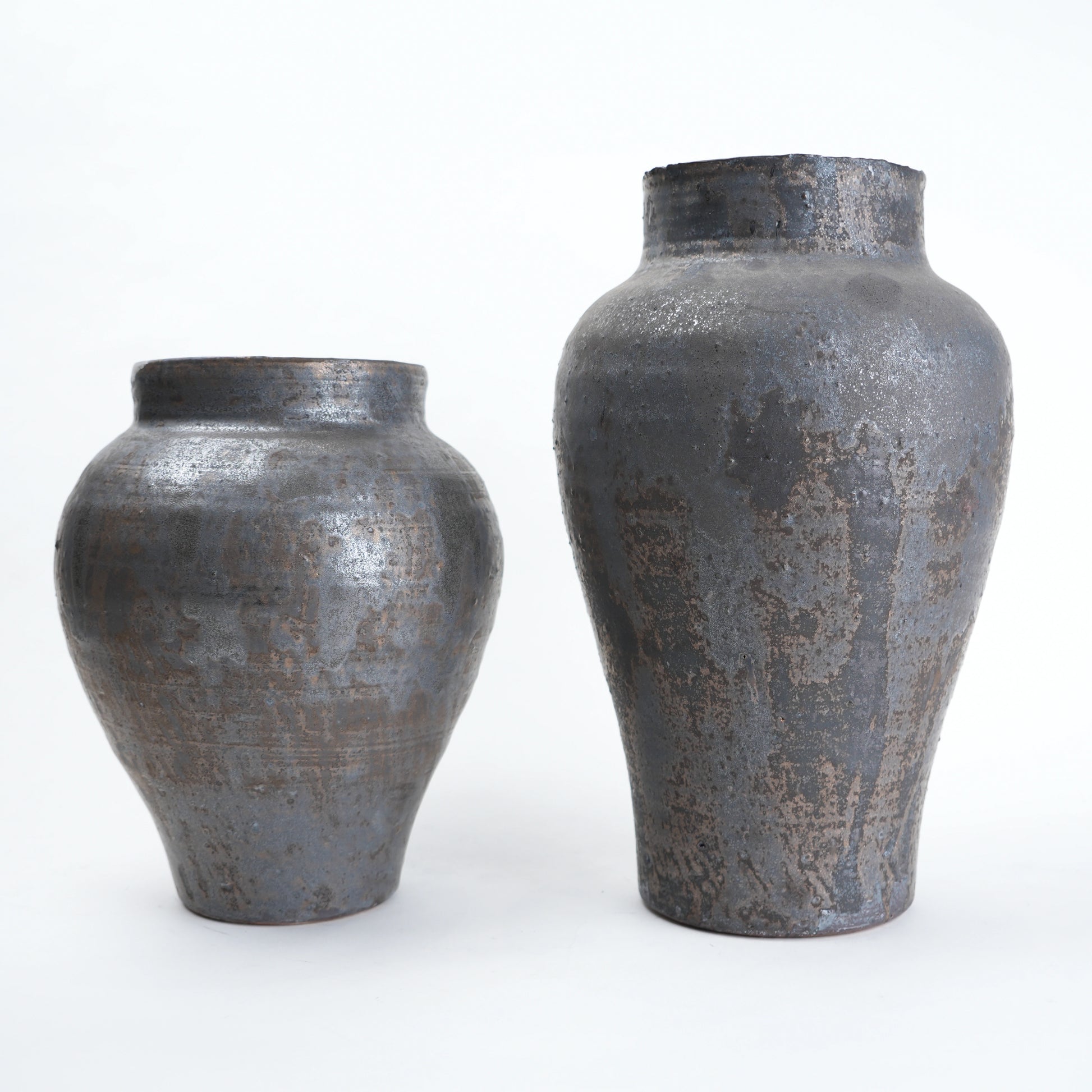 ash brown decorative ceramic vase for living room