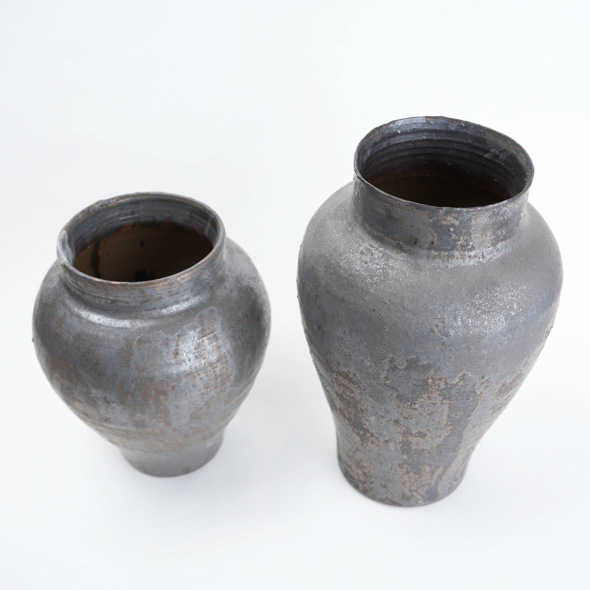 ash brown decorative ceramic vase for living room