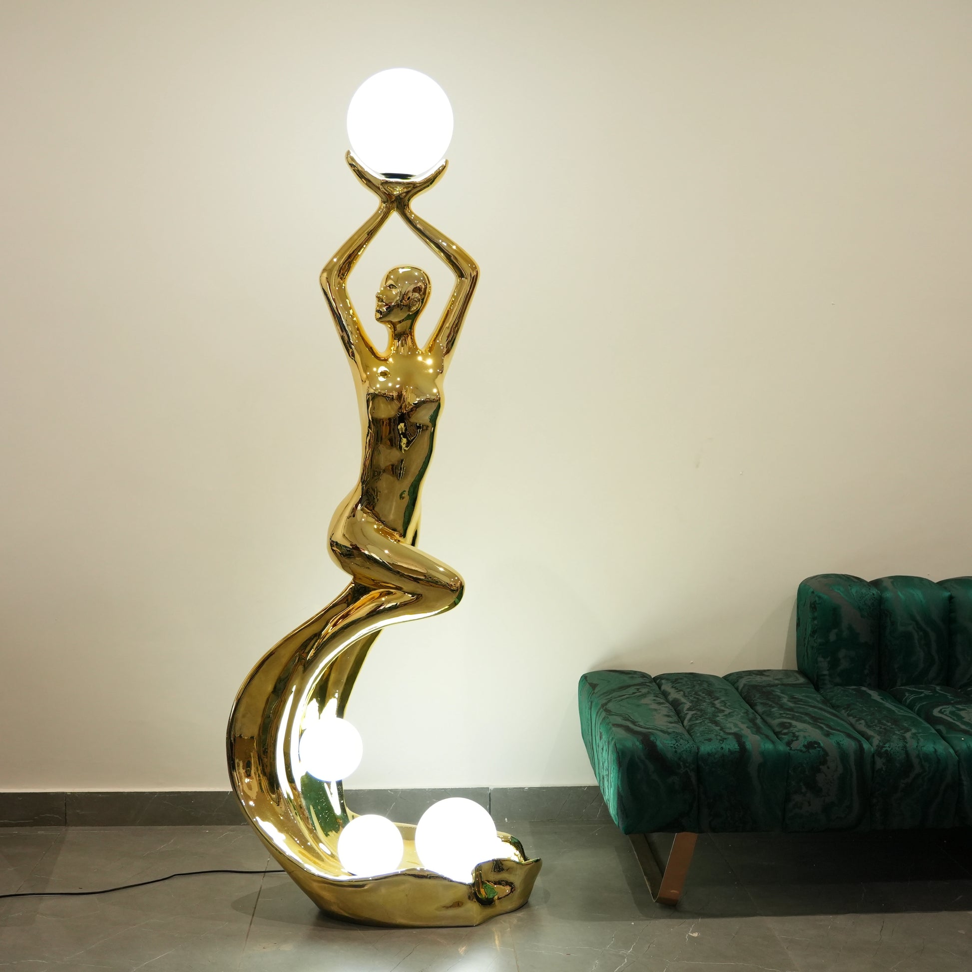 statement sculpture lamp modern home decor lighting