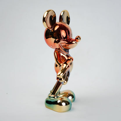 metallic decorative figurine for shelf decor
