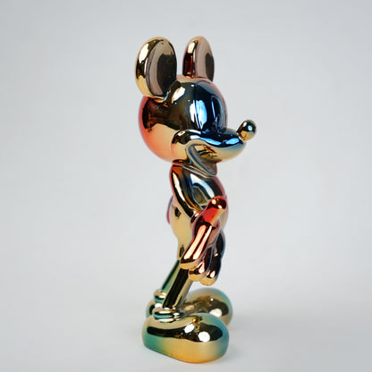 metallic decorative figurine for shelf decor