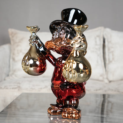 designer duck showpiece for living room and bar decor