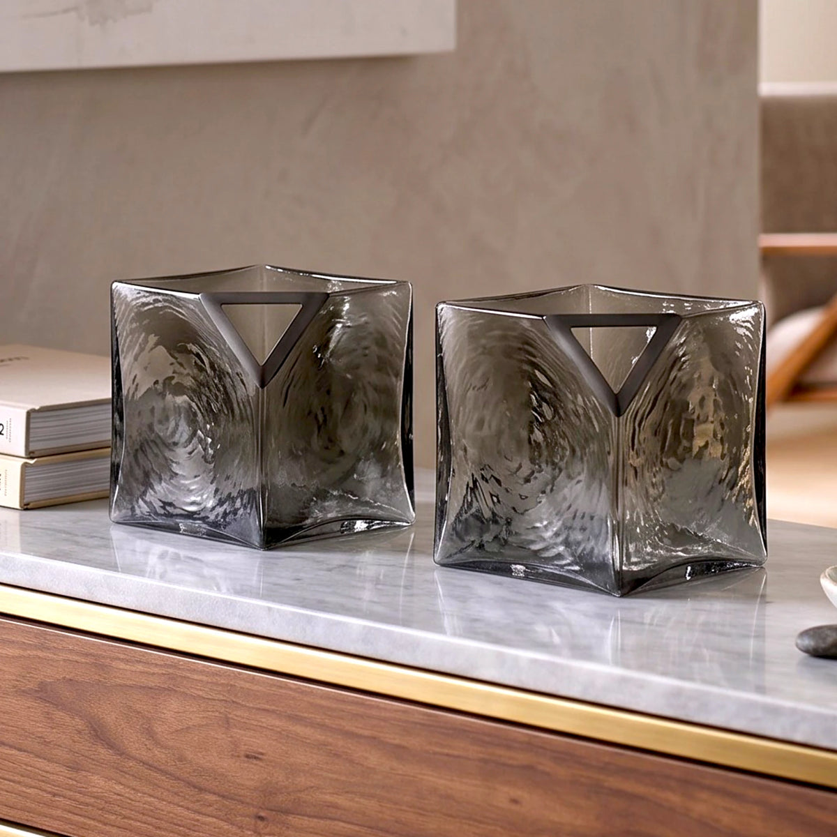 Diamond Glass Vase