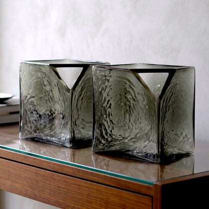 Diamond Glass Vase