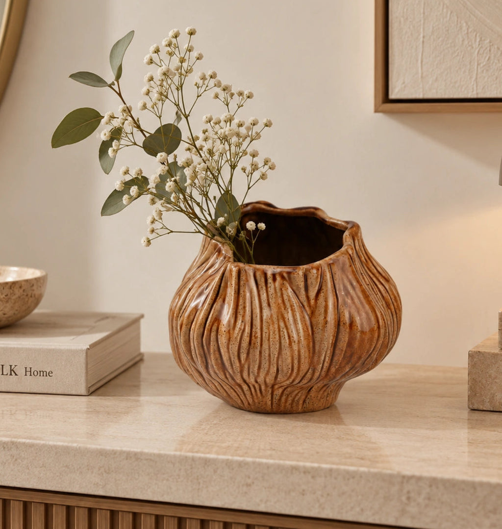 Earthen Flow Vase