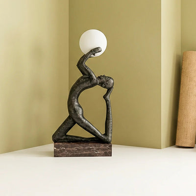 Figurative Yoga Pose Accent Lamp