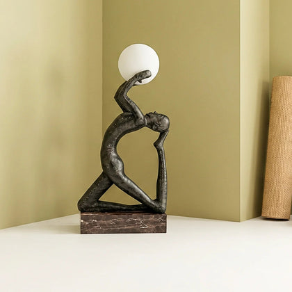 Figurative Yoga Pose Accent Lamp