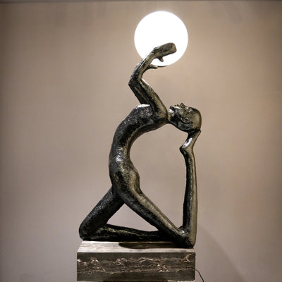 Figurative Yoga Pose Accent Lamp