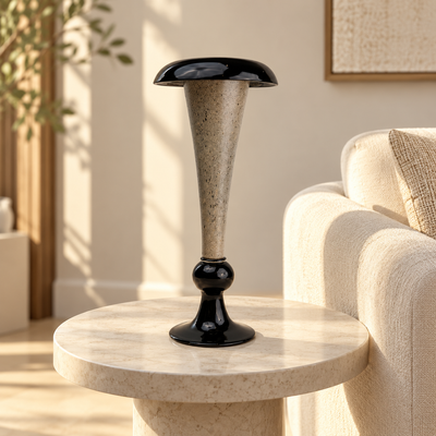 Flared Rim Speckle Glass Vase