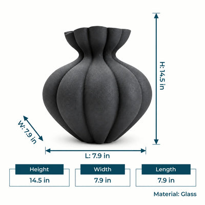 Fluted Form Vase